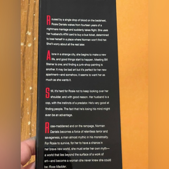 Stephen King Rose Madder book - Picture 4 of 4